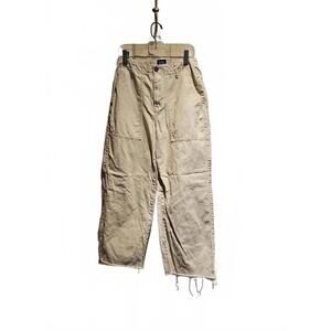 BDG wide leg cargo pants size 25. Raw hem